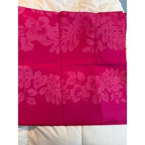 Fuchsia Pink Tropical Hibiscus Monstera Floral  Cotton Yardage 4 yds South Seas